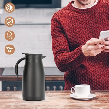 Конференц-ТЕРМОС КУВШИН, большой 2л, кофе, чай