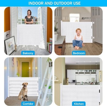 БАРЬЕР БЕЗОПАСНОСТИ, ВЫДВИЖНОЙ, 86x150см, БЕЛЫЙ