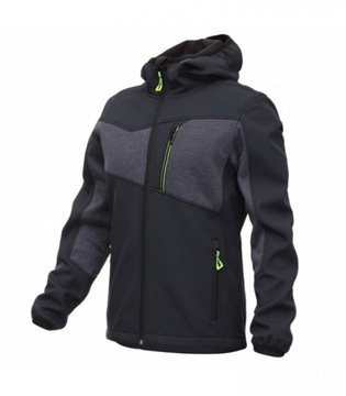MĘSKA KURTKA ROBOCZA SOFTSHELL RYSON Z KAPTUREM STRETCH PROMOCJA!
