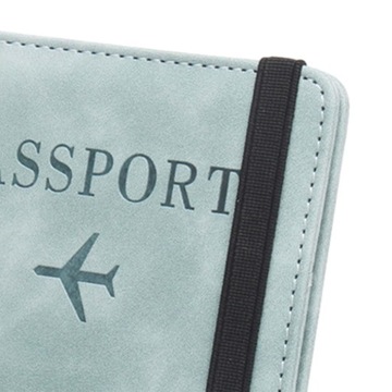 RFID-кошелек, блокирующий органайзер для документов, чехол, дорожный кошелек, коричневый