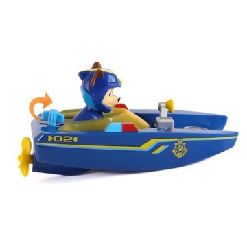 ПЛАВУЧАЯ ЛОДКА PAW PATROL + CHASE - SPIN MASTER