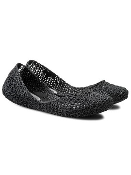 MELISSA Baleriny Campana Papel VII Ad 31512 Black Glitter 52682