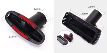 ZESTAW SZCZOTEK I SSAWEK PASUJĄCY DO ODKURZACZY 32 MM - 35 MM 6 ELEMENTÓW