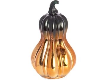 SZKLANA Ozdoba LED 23 x 13,5 cm - Dynia Wysoka
