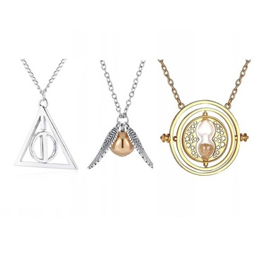 ZESTAW HARRY POTTER ZMIENIACZ INSYGNIA ZNICZ 3 SZT