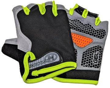 ЛЕТНИЕ ВЕЛОСИПЕДНЫЕ ПЕРЧАТКИ, КОРОТКИЕ ГЕЛЕВЫЕ БЕЗ ПАЛЬЦЕВ