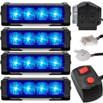 DIODOWE KOGUTY LED STROBOSKOPY LAMPY OSTRZEGAWCZE