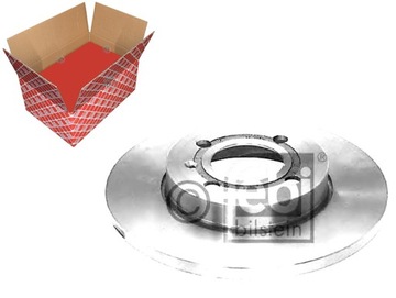 2 TARCZE HAMULCOWE PRZÓD FEBI DO VW GOLF PASSAT CADDY SEAT IBIZA 256MM MGZ