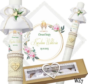 БЕЛАЯ ОДЕЖДА И КРЕЩЕСТВЕННАЯ СВЕЧА КРЕЩЕННОЕ ИМЯ