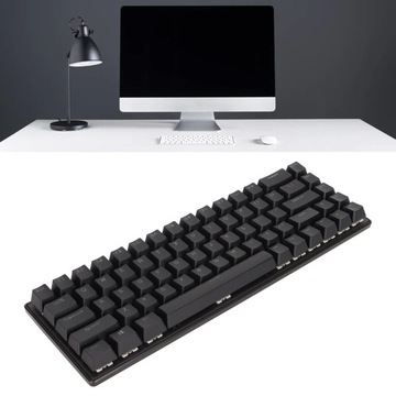 KLAWIATURA MECHANICZNA 60% CZARNY LED