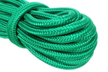 ВЕРЕВКА ПОЛИПРОПИЛЕНОВАЯ 14ММ / 15М, ПАРУСНАЯ ЗЕЛЕНАЯ