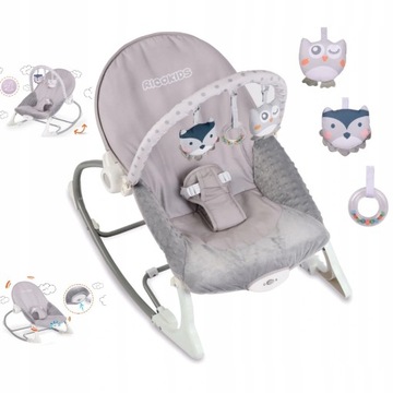 Кресло-качалка Ricokids с вибрацией - вереск