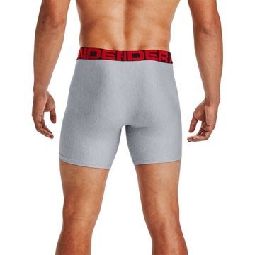 Bokserki Majtki męskie Under Armour Tech 6in 2 Pack 1363619 r. S