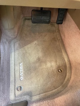 Volvo 940 960 S90 V90 dywaniki welurowe oryginalne Beige