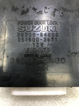 ŘÍZENÍ ZÁMKU SUZUKI LIANA 38700-54G00 01-10