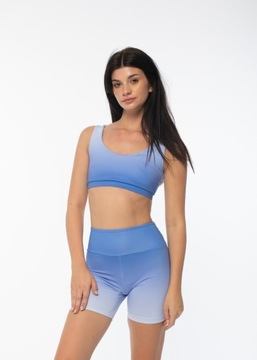Krótkie legginsy spodenki sportowe pole dance M