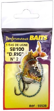 Przypon STARBAITS Carp D-rig nr 2 30cm