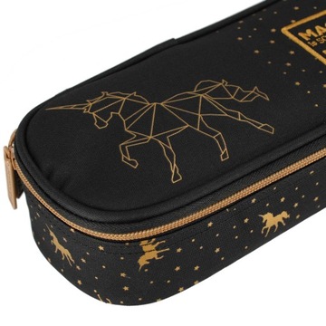 ШКОЛЬНЫЙ ЧЕХОЛ-КАРАНДАШ, ЖЕСТКАЯ СУМКА «ЕДИНОРОГ»