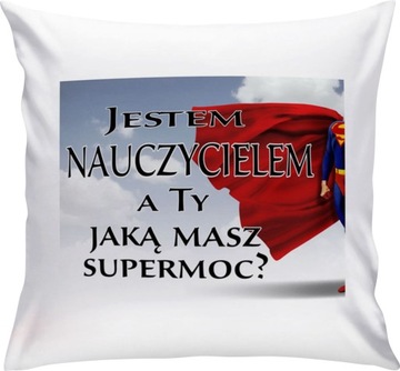 PODUSZKA PREZENT DZIEŃ NAUCZYCIELA JASIEK N76