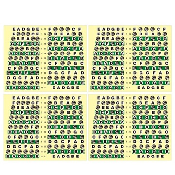 НАКЛЕЙКИ Накладка на гриф гитары ПРИМЕЧАНИЕ