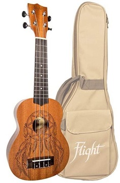 Flight NUS350DC Ukulele Sopranowe z POKROWCEM