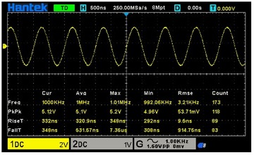 DSO2C10 oscyloskop cyfrowy 2x100MHz Hantek
