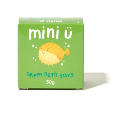 Mini-U Маленька зелена куля для купання для дітей з сюрпризом