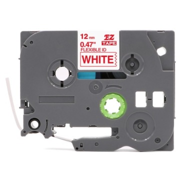 TAŚMA DO BROTHER TZe-FX232 12MM Biały FLEXI