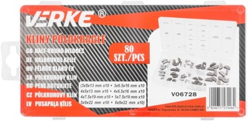 ЧЕЛНОК ПОЛУКРУГЛЫЕ НАБОР ПОЛУКРУГЛЫХ КЛИНОВ-ЧЕЛАНЦЕВ 80 ШТ.