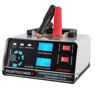 PROSTOWNIK 12V i 24V MIKROPROCESOROWY ŁADOWARKA DO AKUMULATORA NAPRAWA 30A
