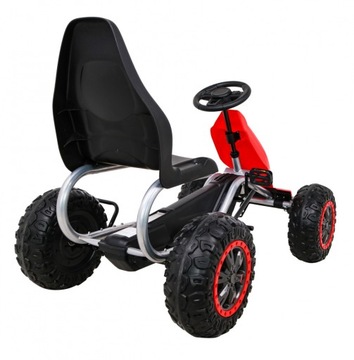 Большой детский картинг STRONG Gokart, надувные колеса, 100 кг, тормоз
