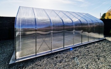 ТЕПЛИЦА ИЗ ПОЛИКАРБОНАТА ТОННЕЛЬ 12М2 300Х400 ПТФ ПОЛЬША