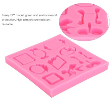 Силиконовая фоторамка в форме капли для торта LA