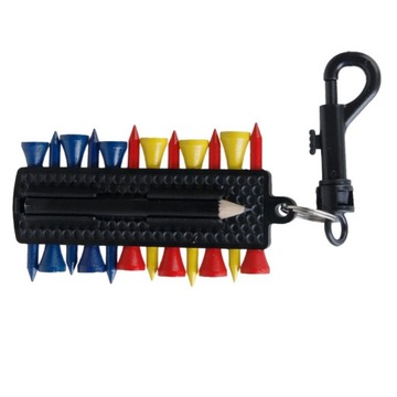 Sports Golf Tee Holder Keeper ze znacznikami piłek z 12 znacznikami piłek Tee