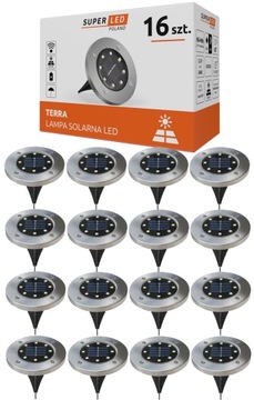 16x светодиодный садовый светильник SOLAR, въезд, перебег