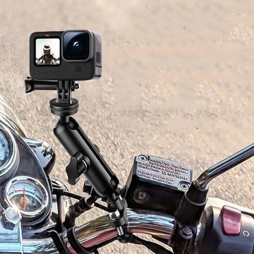 ДЕРЖАТЕЛЬ ЗАЖИМА ДЛЯ МОТОЦИКЛА ПОВОРОТ НА 360° ДЛЯ GOPRO