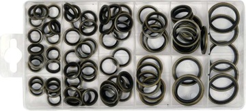 ZESTAW PODKŁADEK METALOWO GUMOWYCH MIX ROZMIARÓW