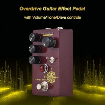 MOSKYAudio Педаль эффектов для гитары Overdrive 4 режима