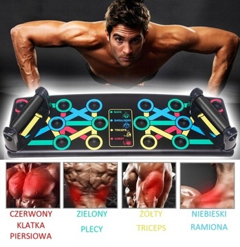 MOCNA Uchwyty do pompek 0 PUSH UP 16w1 DESKA 16