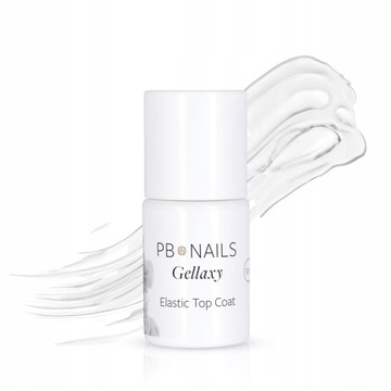 PB NAILS Top hybrydowy Elastic Top Coat NO WIPE 10ml