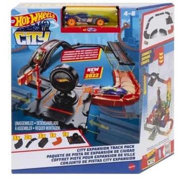 Hot Wheels CITY Tory, Zestaw do rozbudowy + Auto