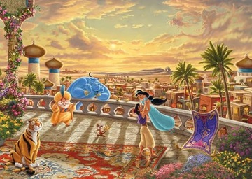 Schmidt Spiele Puzzle 1000 Элементы Disney Jasmine Dance в пустыне