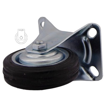 НАБОР ИЗ 4 ШТ. Полочная тележка WHEELS fi 75 4x3STGU75