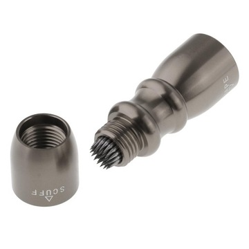 Cue Tip Shaper Billiards 3 in 1 Tool Scuffer Gray