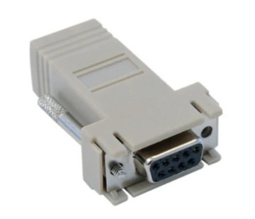 Żeński adapter przejściówki szeregowy HPE RJ45
