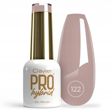 Lakier Hybrydowy Do Paznokci ProHybrid Gold Clavier 8 ML - Nr. 122