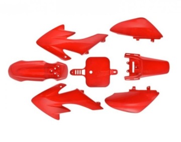 ZESTAW PLASTIKÓW NADWOZIA CZERWONY 7 ELEMENTÓW