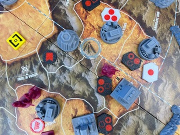 Постройки, жетоны, горы для Dune War для Арракиса | Пакет обновления «Дюна»