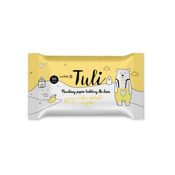 Nawilżany Papier Toaletowy dzieci Tuli Mango 1x50
