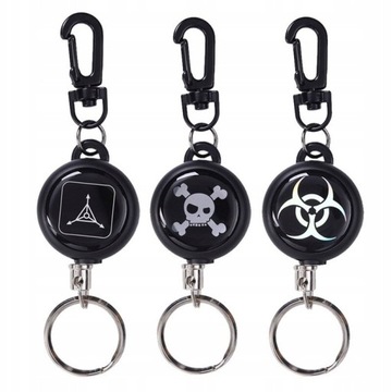 3x LINKA ZWIJANA SMYCZ BADGE JOJO NA IDENTYFIKATOR